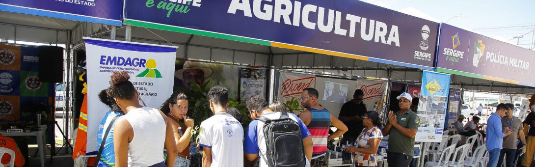 Produtores rurais da Barra dos Coqueiros aproveitam serviços da Secretaria da Agricultura na 41ª edição do ‘Sergipe é aqui’